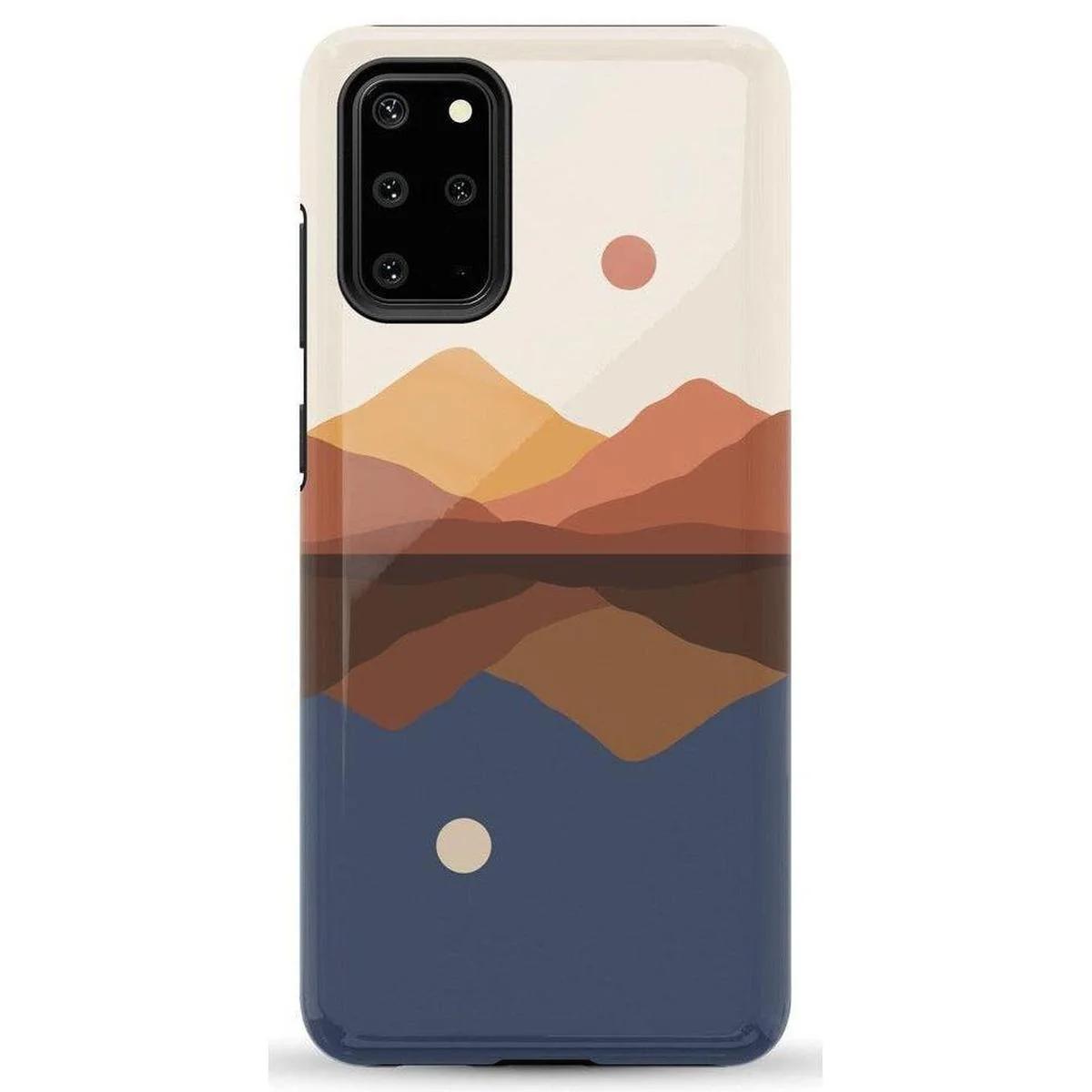 Opposites Attract | Day & Night Colorblock Mountains Samsung Case - Image 25