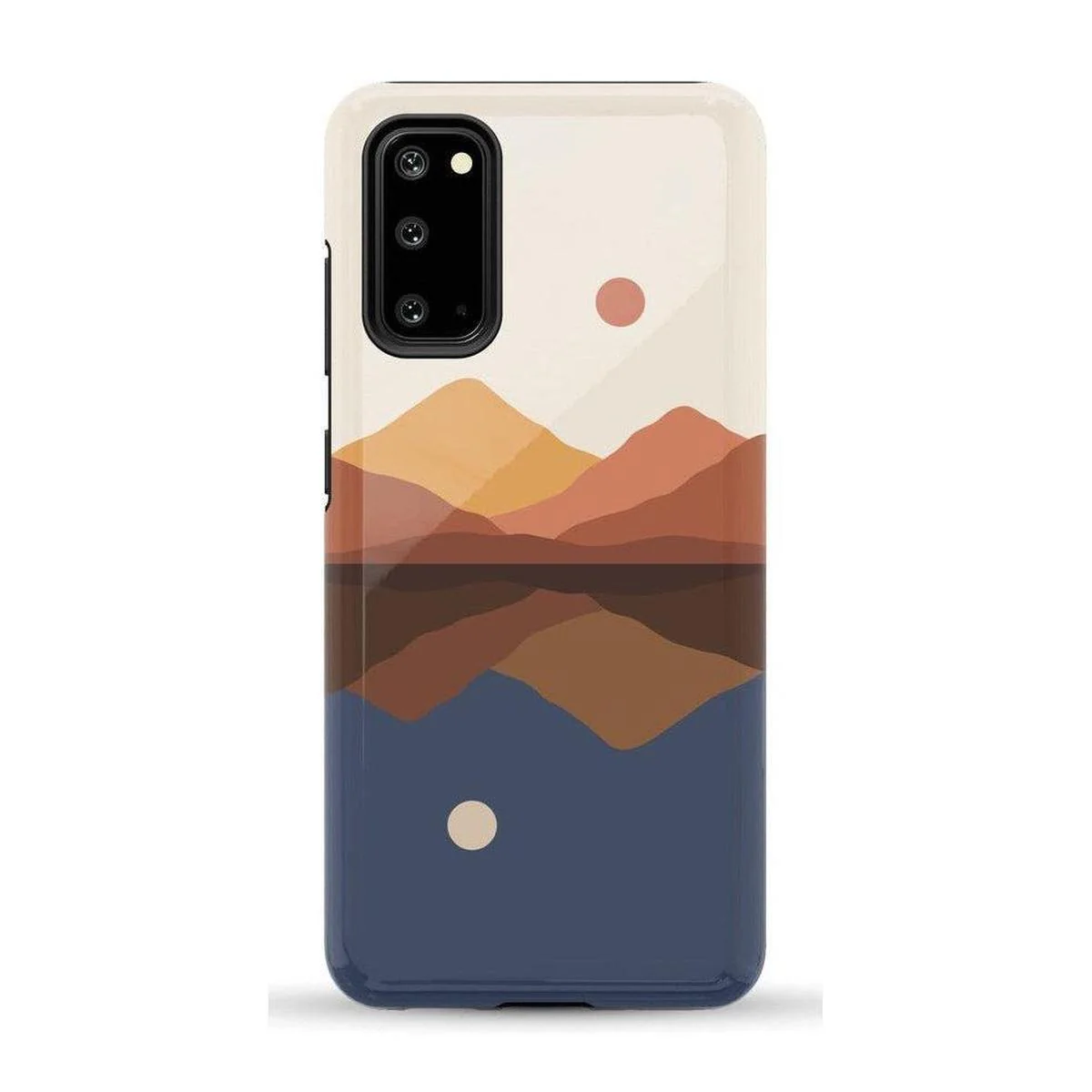 Opposites Attract | Day & Night Colorblock Mountains Samsung Case - Image 28
