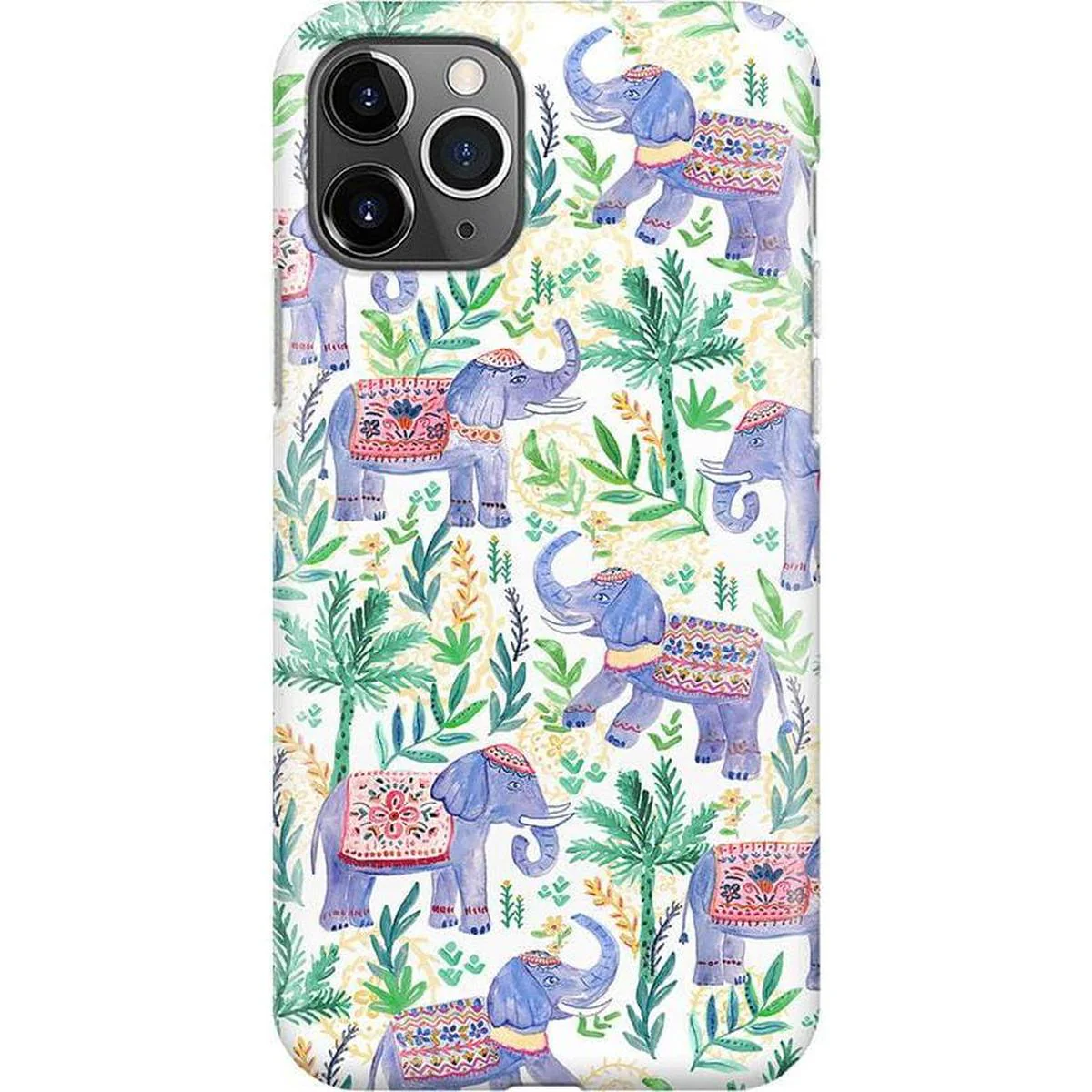 Pastel Gardens | Watercolor Elephant Floral Case - Image 13