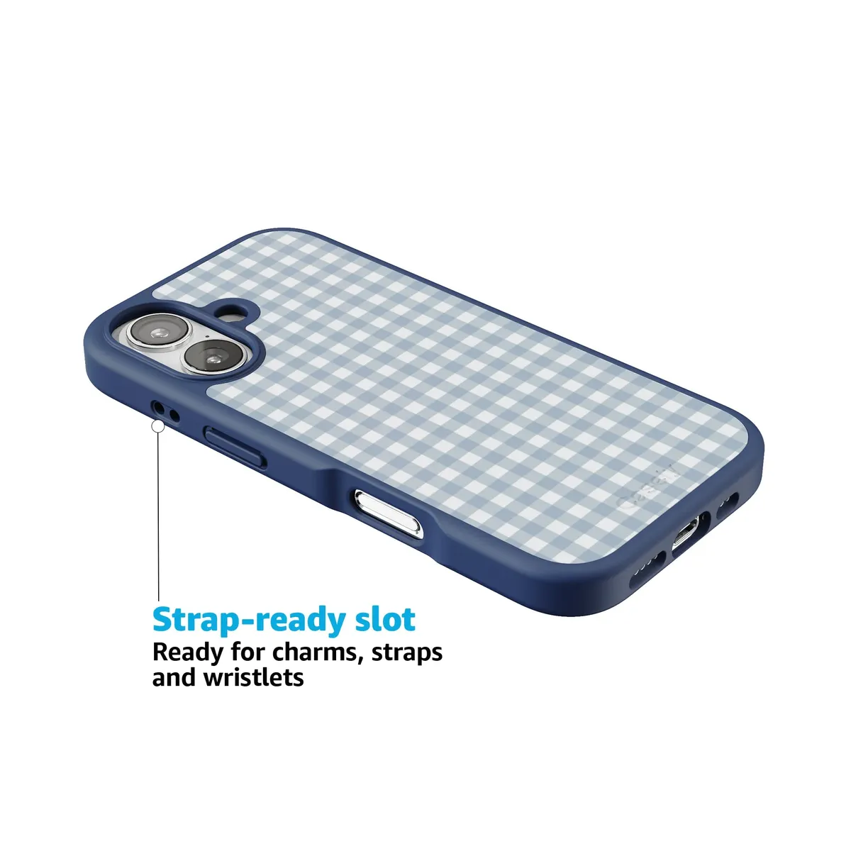 Pastel Picnic | Blue Gingham Case - Image 138