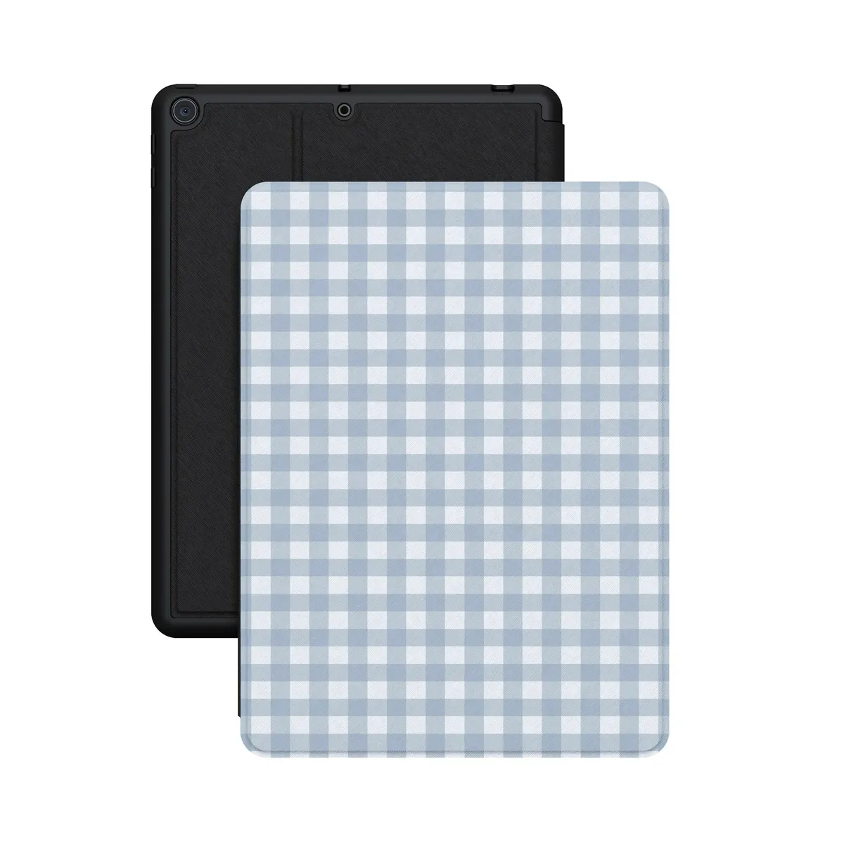 Pastel Picnic | Blue Gingham iPad Case - Image 25