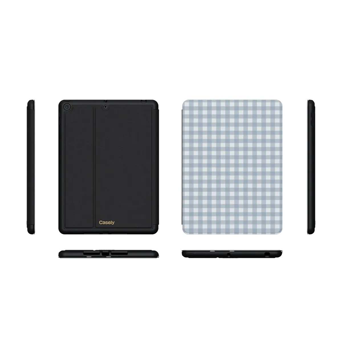 Pastel Picnic | Blue Gingham iPad Case - Image 29