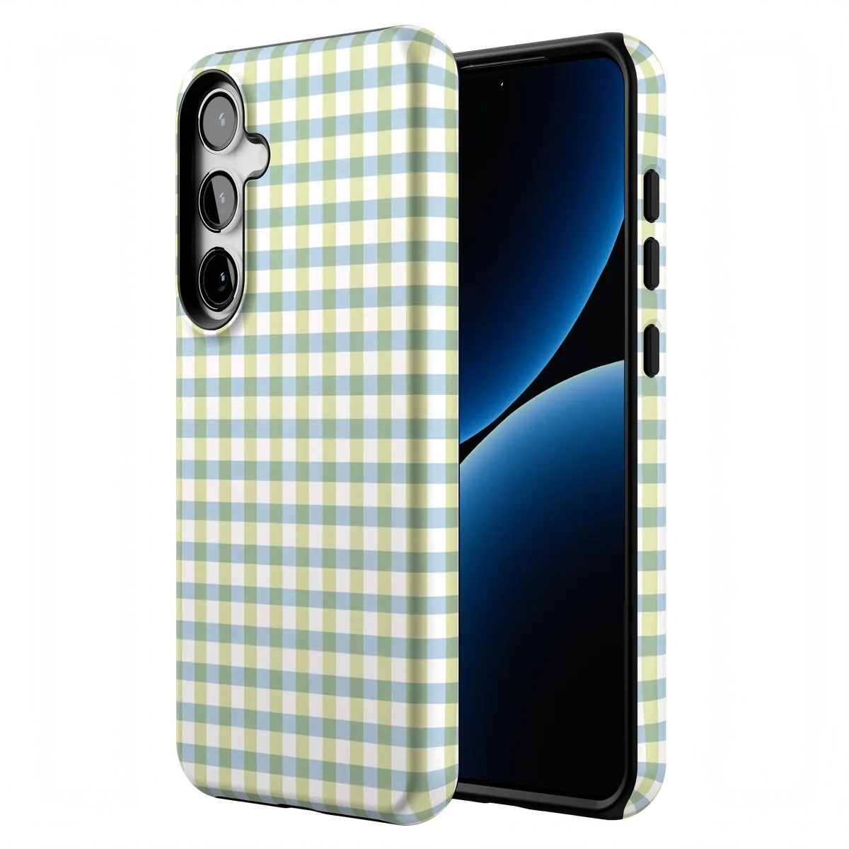 Pastel Picnic | Blue & Green Gingham Case - Image 102