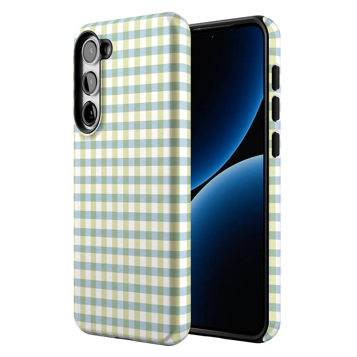 Pastel Picnic | Blue & Green Gingham Case - Image 111