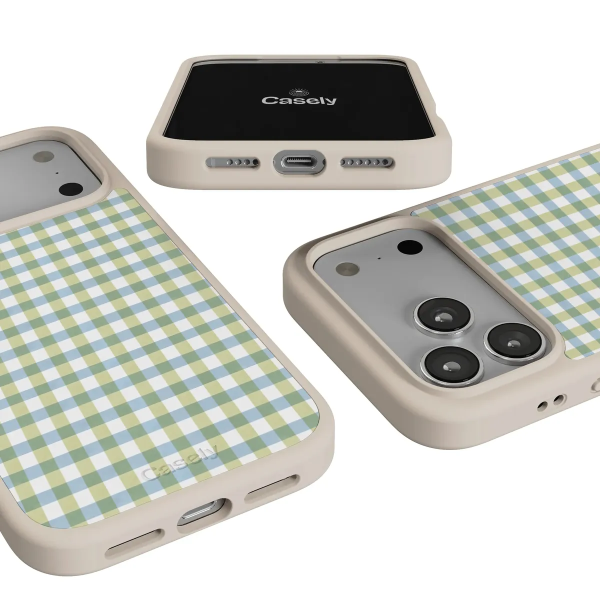 Pastel Picnic | Blue & Green Gingham Case - Image 143