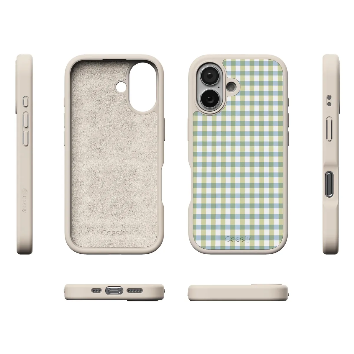 Pastel Picnic | Blue & Green Gingham Case - Image 149