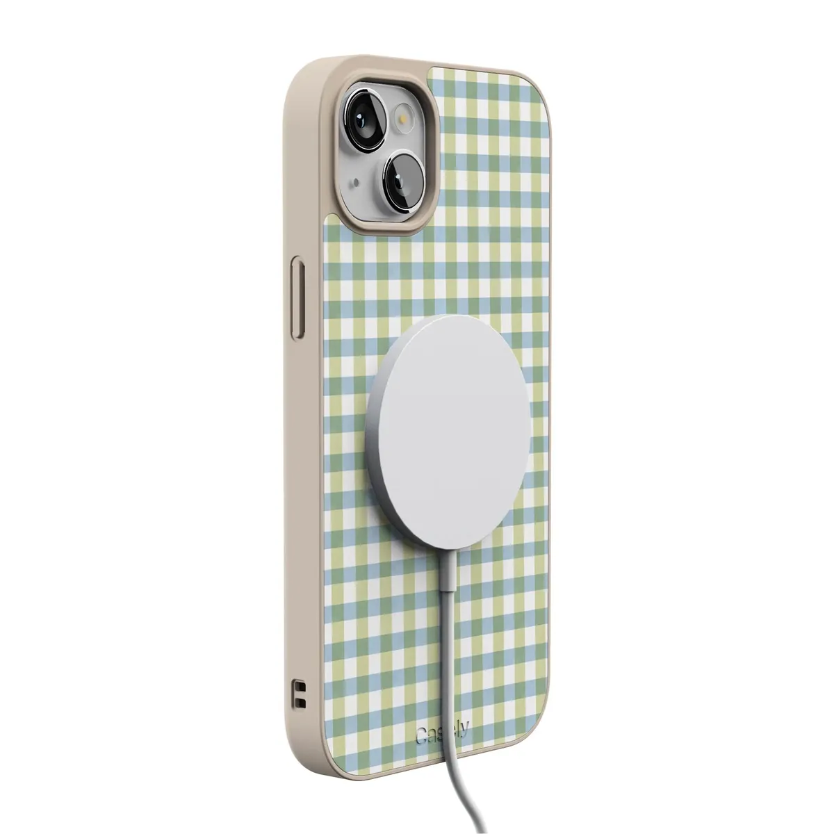 Pastel Picnic | Blue & Green Gingham Case - Image 167