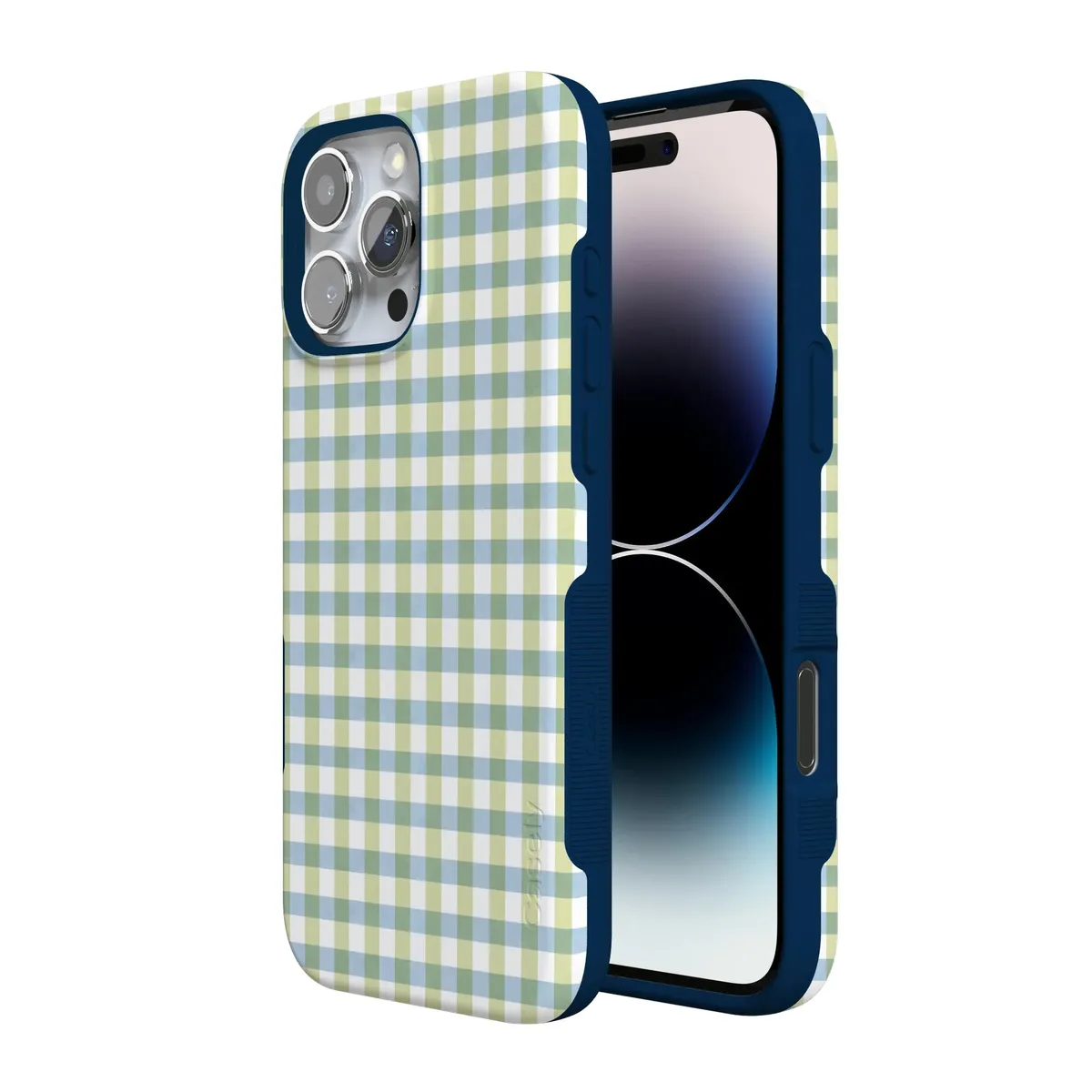 Pastel Picnic | Blue & Green Gingham Case - Image 171