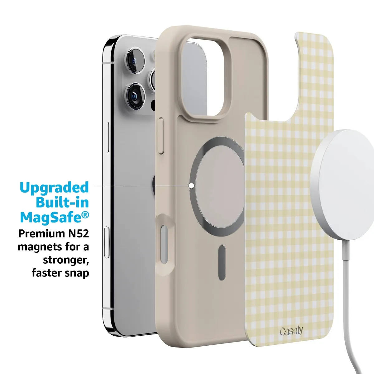 Pastel Picnic | Yellow Gingham Case - Image 162
