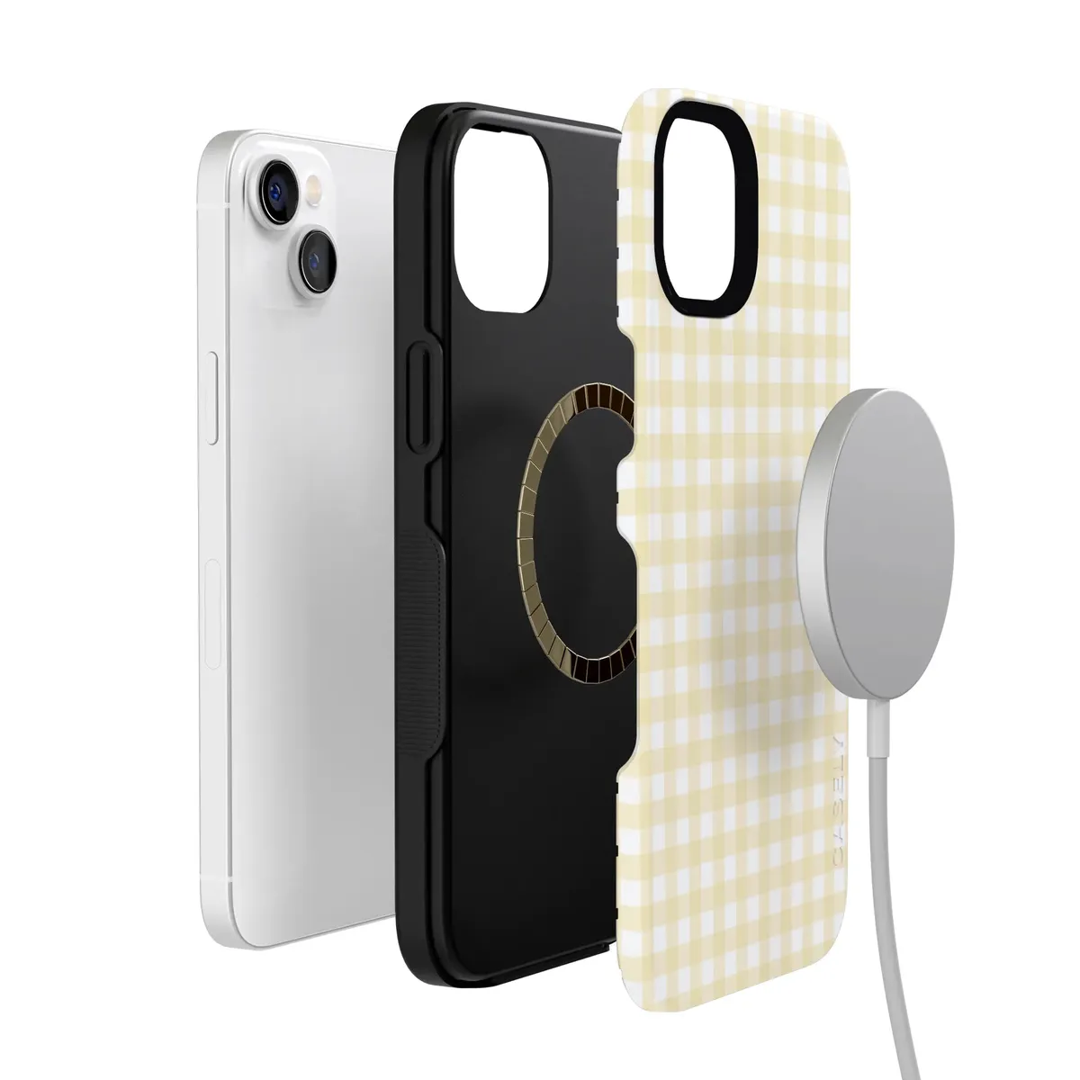 Pastel Picnic | Yellow Gingham Case - Image 182