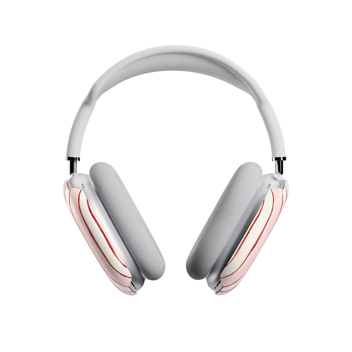 Pretty in Pastel | Blush Stripes AirPods Max Case - Image 4