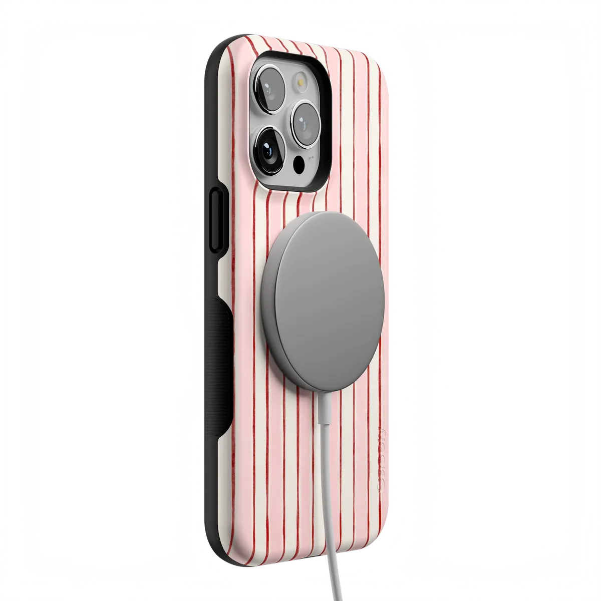 Pretty in Pastel | Blush Stripes Case - Image 53
