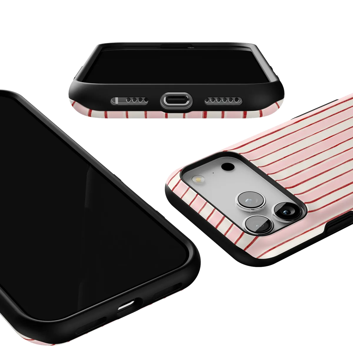 Pretty in Pastel | Blush Stripes Case - Image 7