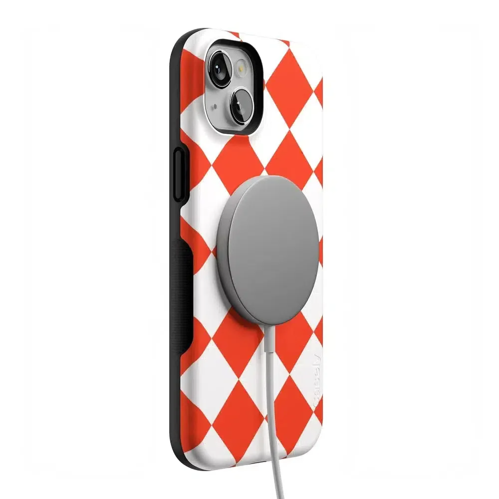 Red Checkerboard | High Contrast Design Case - Image 117