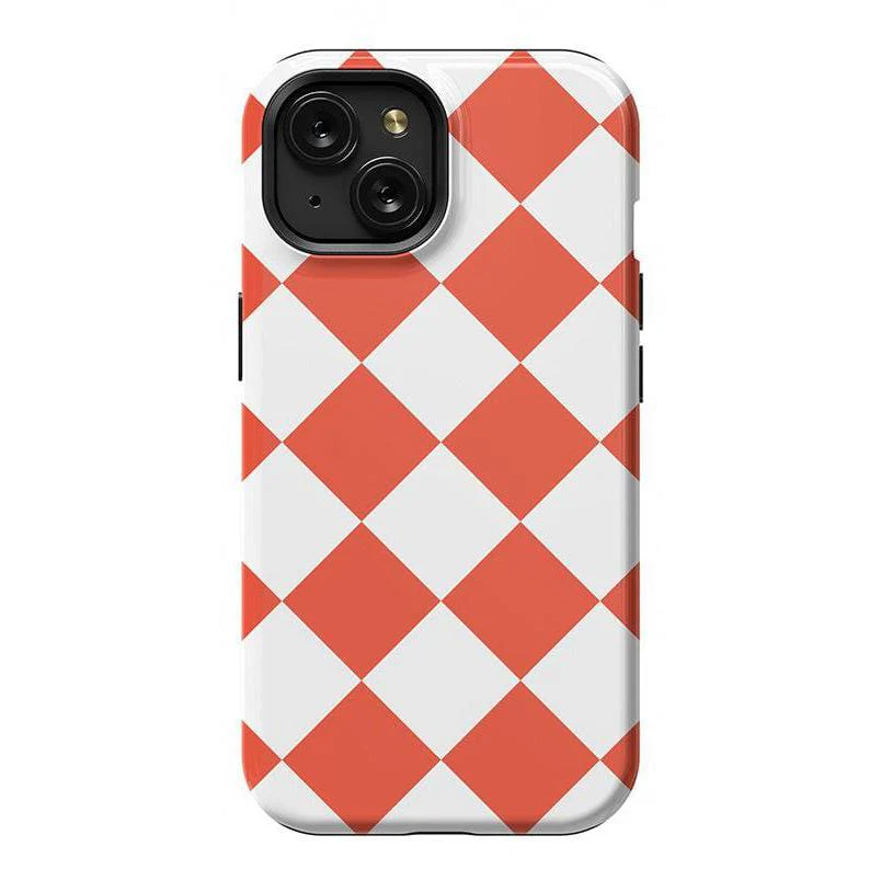 Red Checkerboard | High Contrast Design Case - Image 2