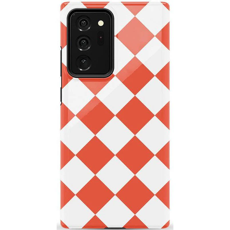 Red Checkerboard | High Contrast Design Case - Image 36
