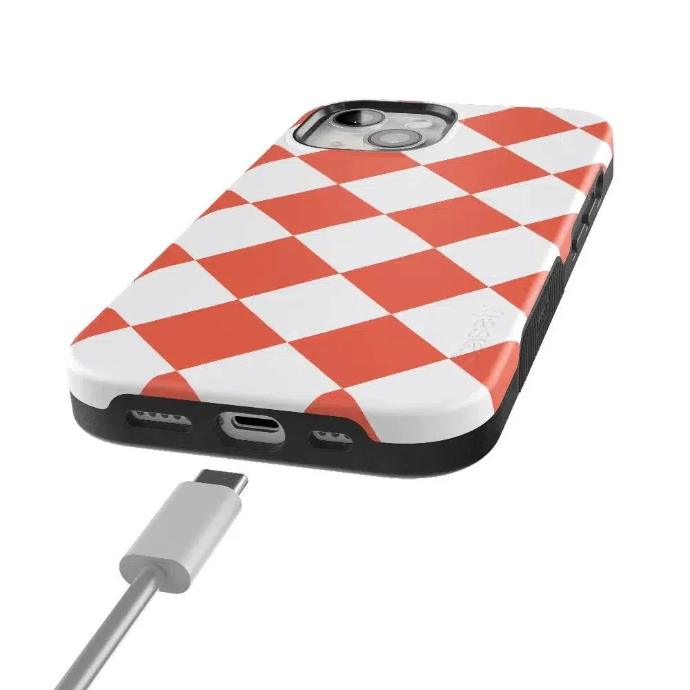 Red Checkerboard | High Contrast Design Case - Image 52
