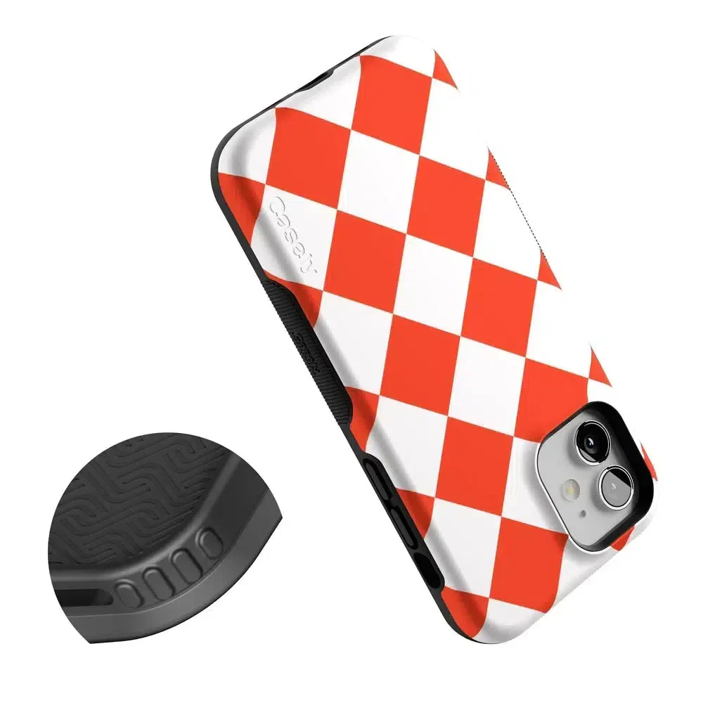 Red Checkerboard | High Contrast Design Case - Image 82
