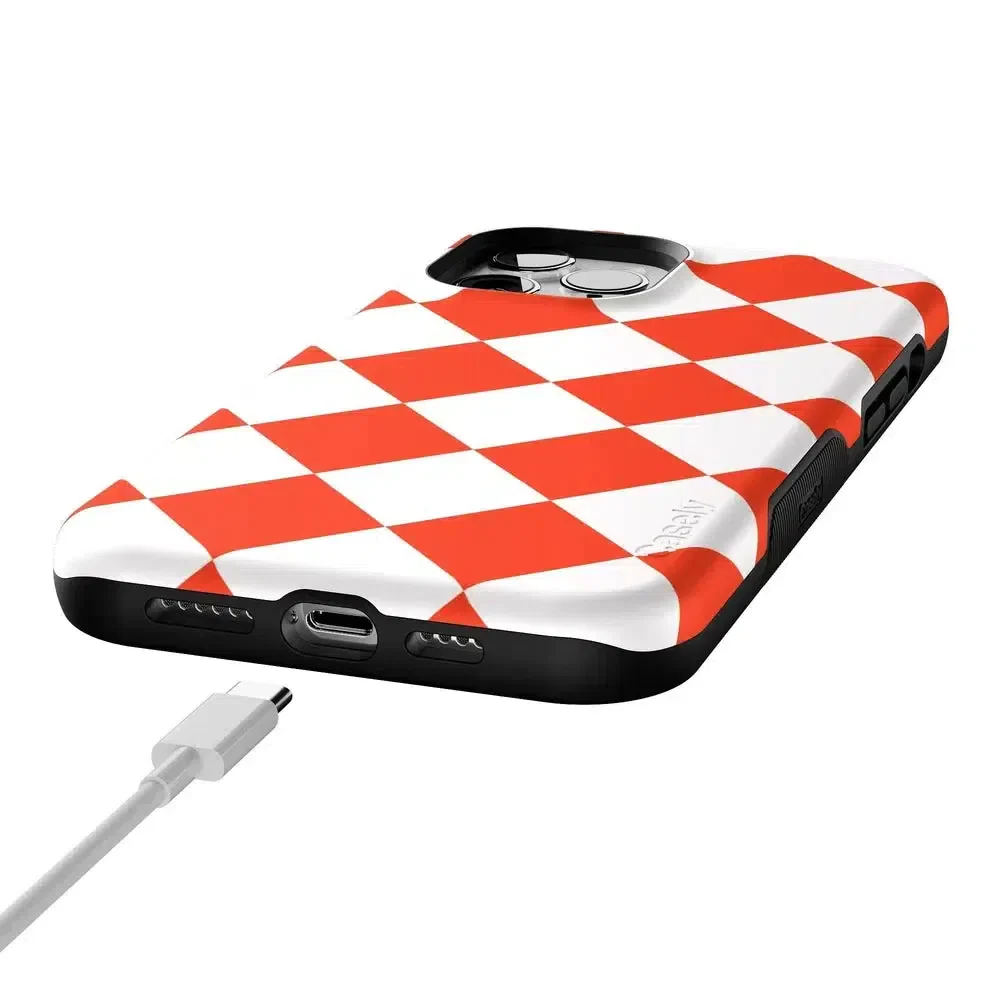 Red Checkerboard | High Contrast Design Case - Image 89