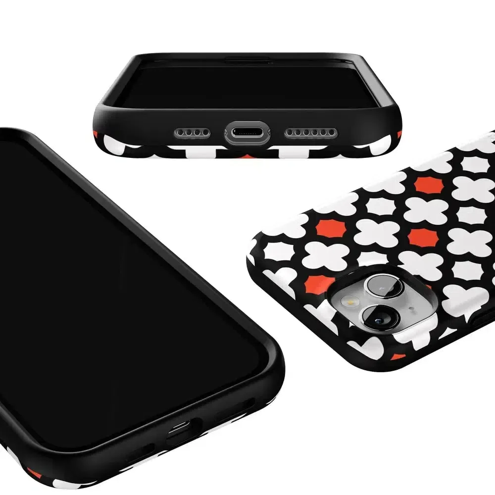 Red Lattice Tile | High Contrast Design Case - Image 120