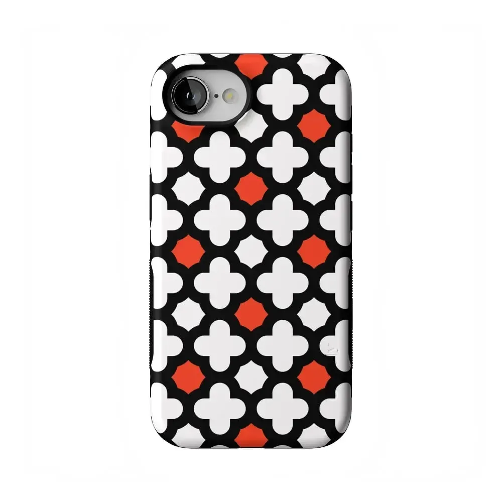 Red Lattice Tile | High Contrast Design Case - Image 134