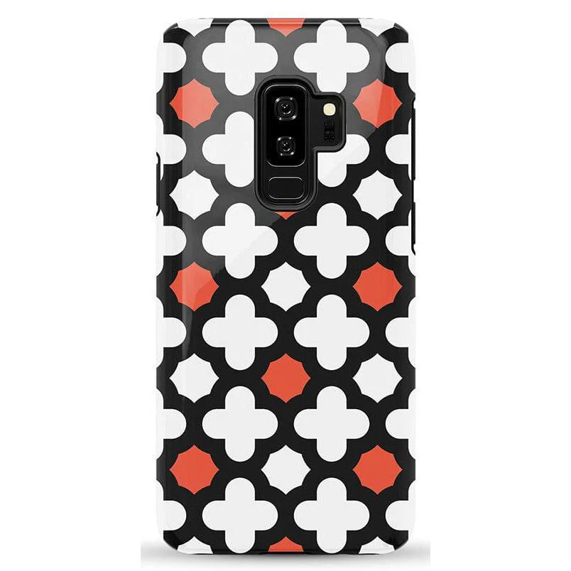 Red Lattice Tile | High Contrast Design Case - Image 40