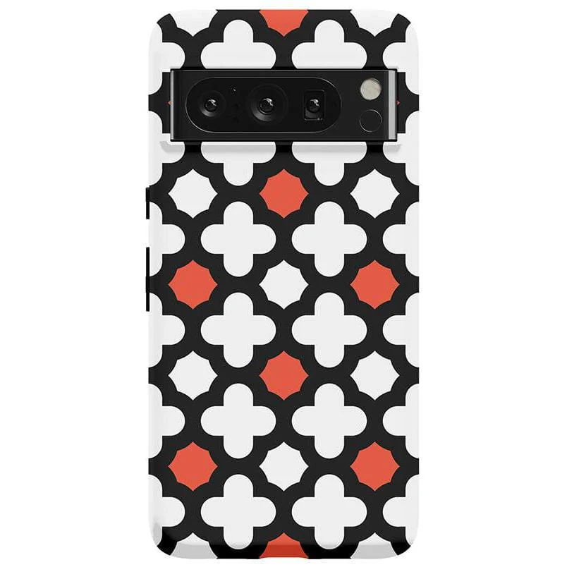 Red Lattice Tile | High Contrast Design Case - Image 47