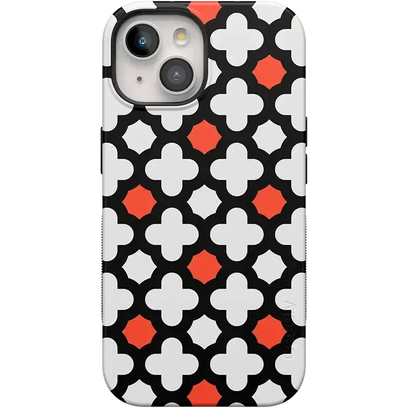 Red Lattice Tile | High Contrast Design Case - Image 50