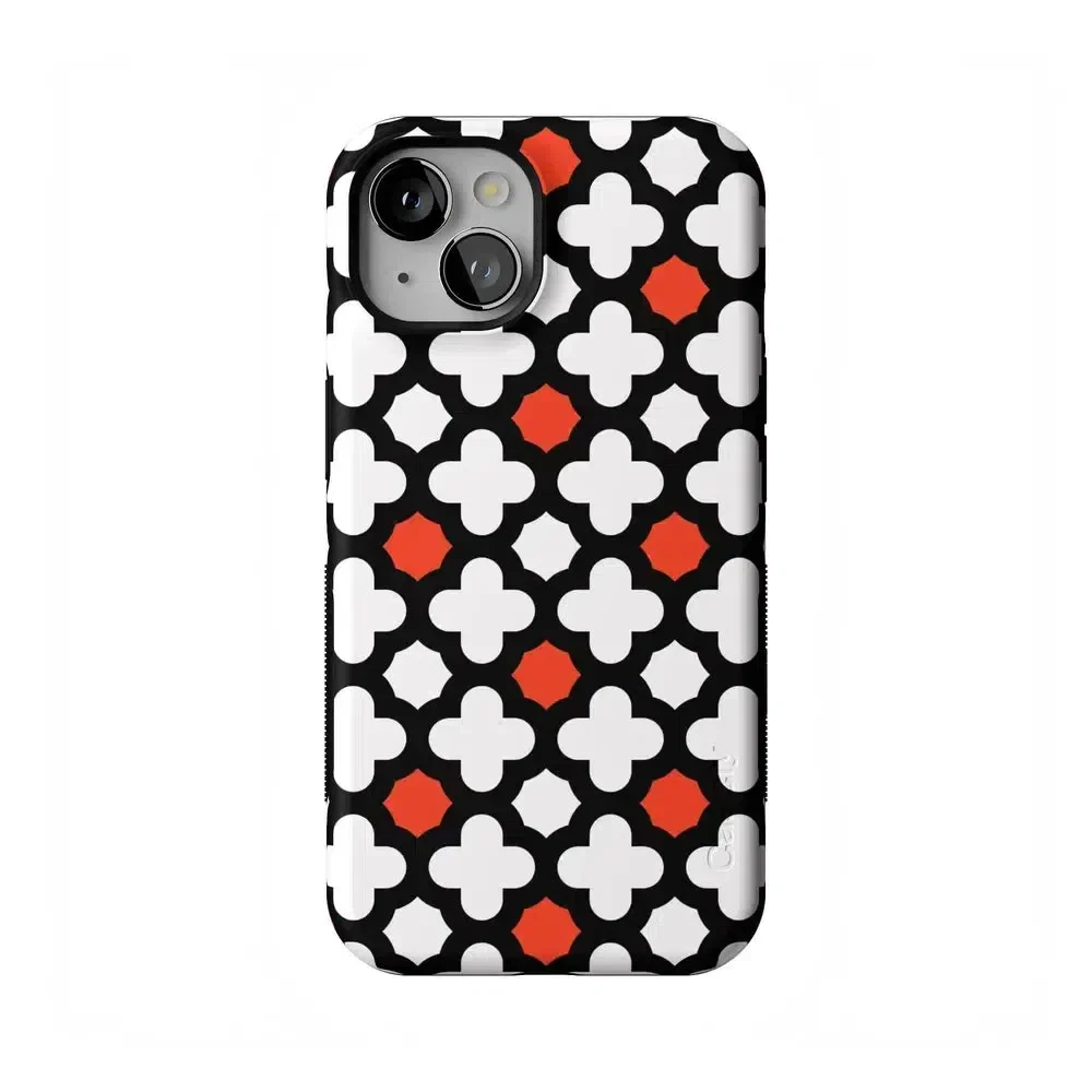 Red Lattice Tile | High Contrast Design Case - Image 94
