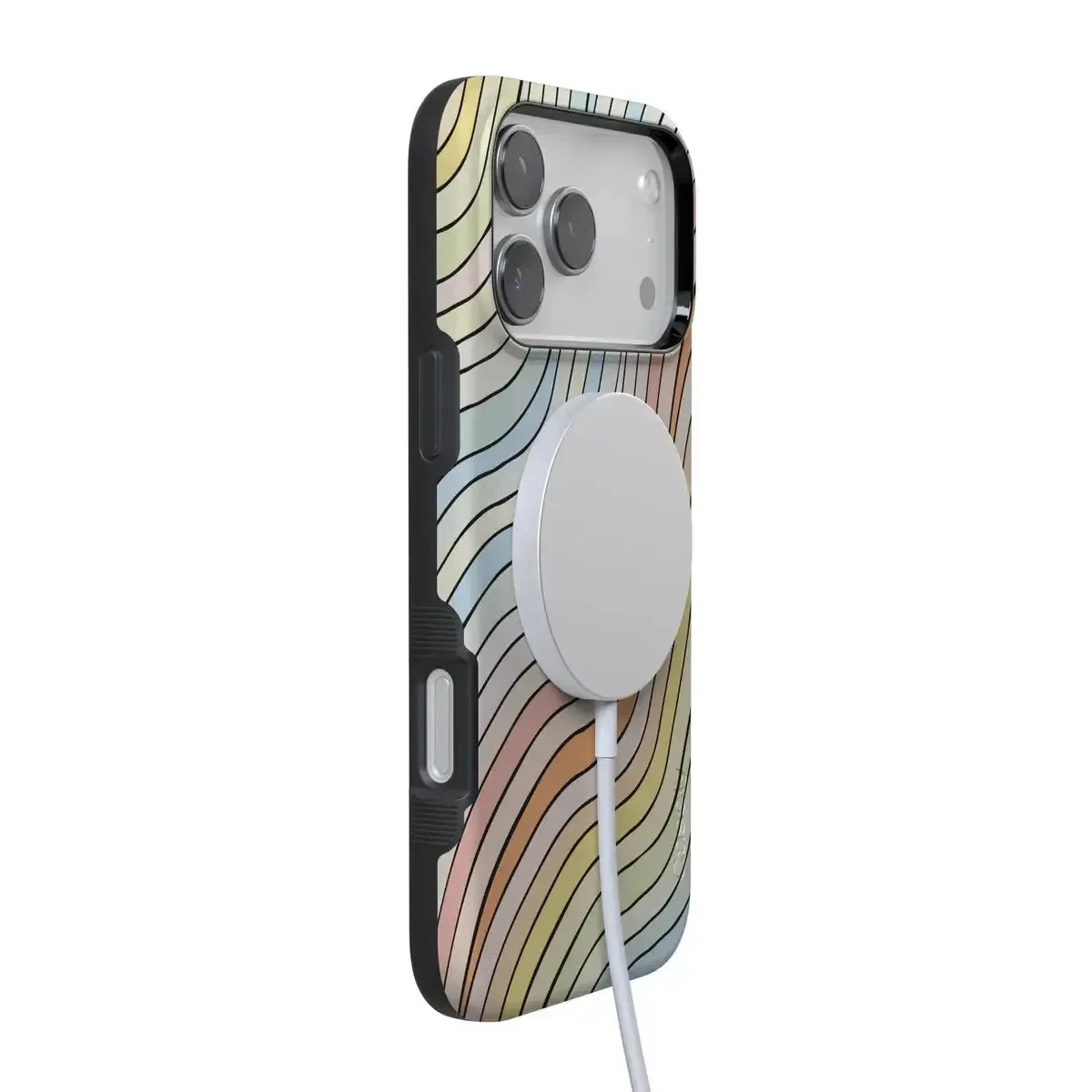 Ride The Wave | Pastel Rainbow Lined Case - Image 2