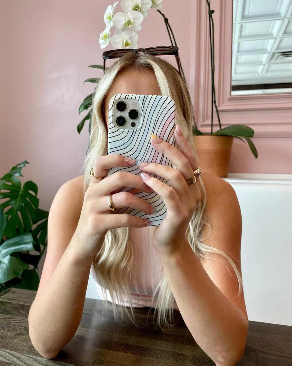 Ride The Wave | Pastel Rainbow Lined Samsung Case - Image 10