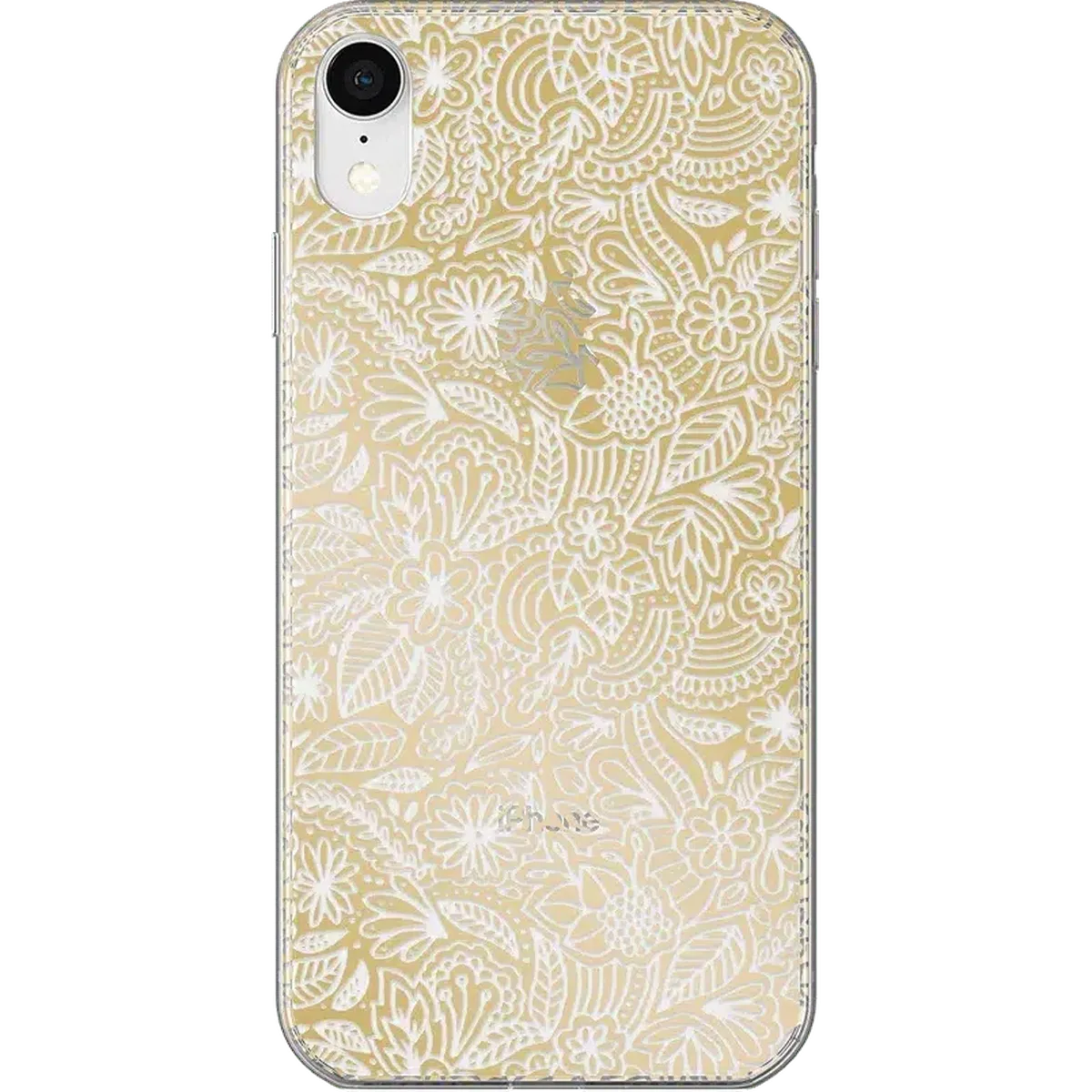 Floral Mandala | Rose Gold Clear Case - Image 11