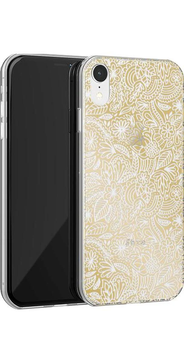 Floral Mandala | Rose Gold Clear Case - Image 12