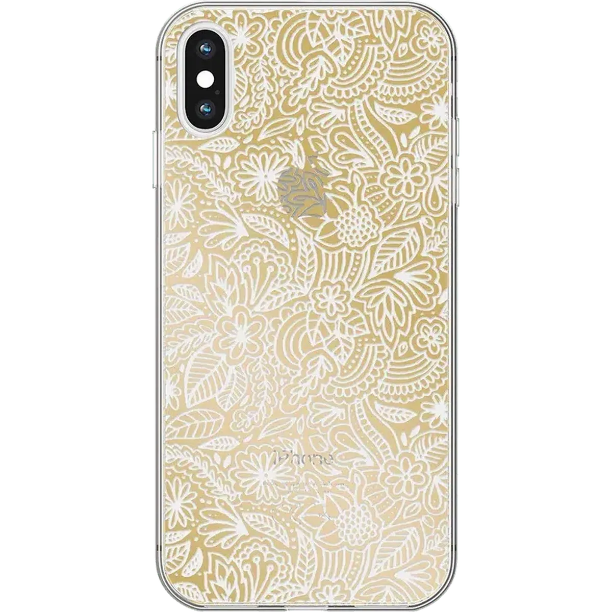 Floral Mandala | Rose Gold Clear Case - Image 13