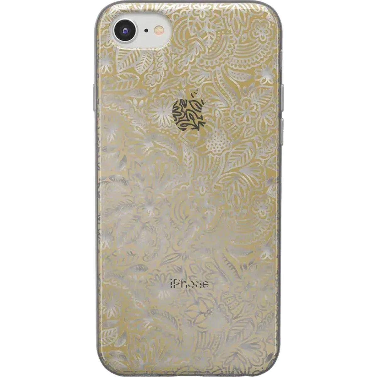 Floral Mandala | Rose Gold Clear Case - Image 17