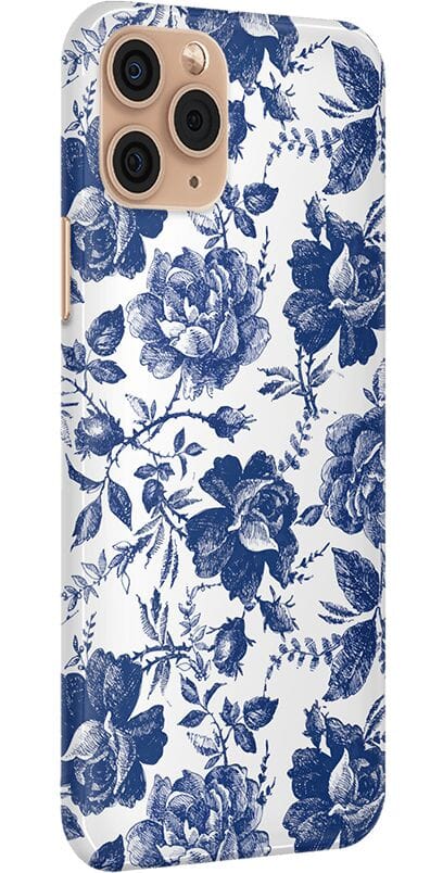 Rose to Fame | Blue & White Rose Floral Case - Image 72