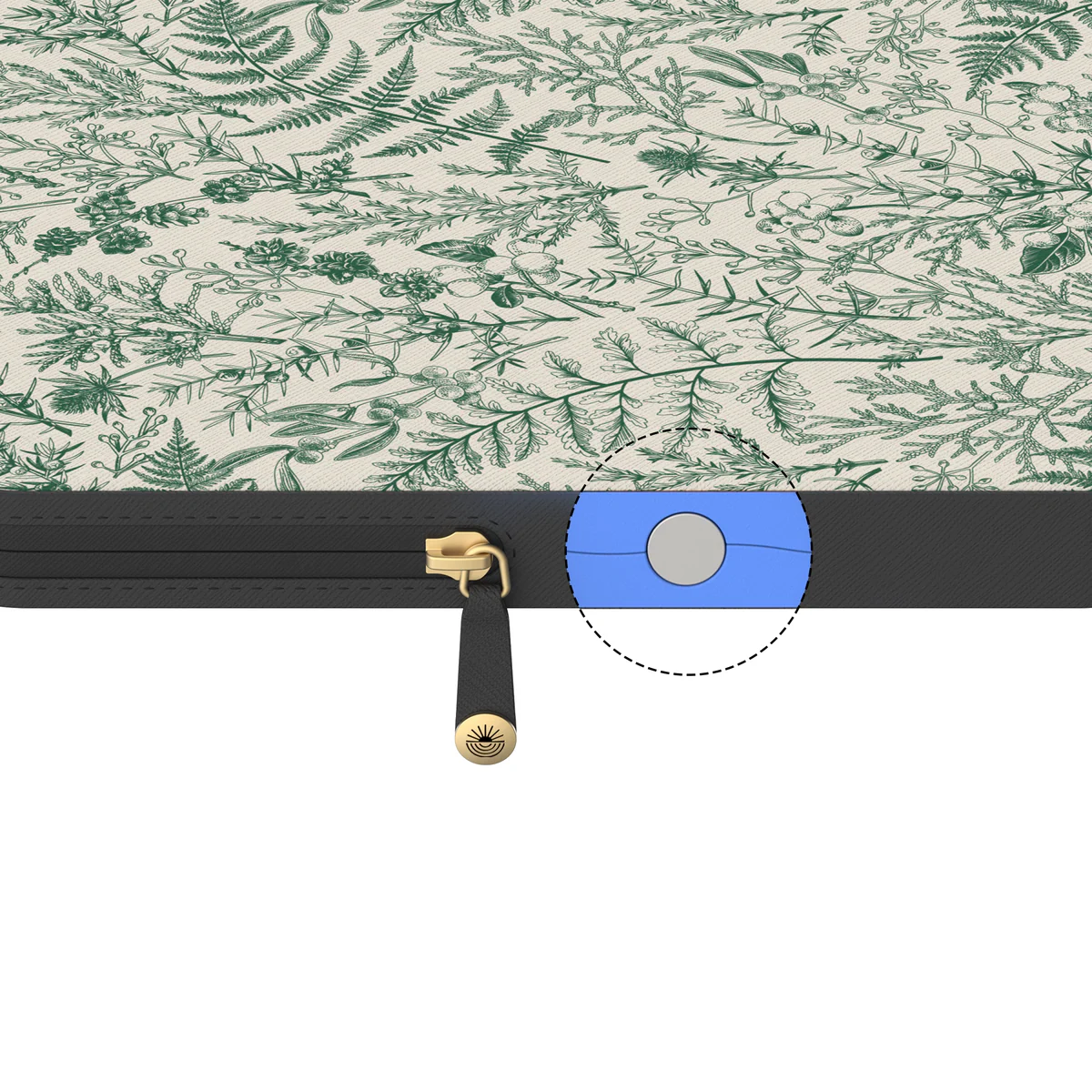 Sage Garden | Green Floral Laptop Case - Image 5