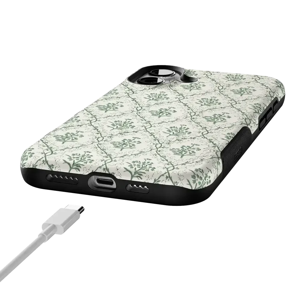 Sage Tapestry | Floral Vines Case - Image 31