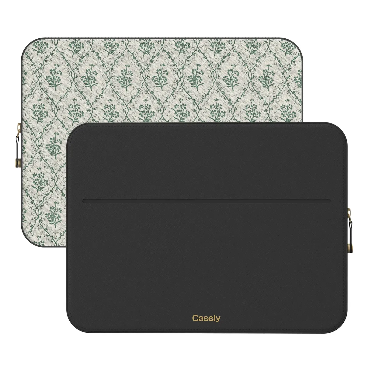 Sage Tapestry | Floral Vines Laptop Case - Image 12
