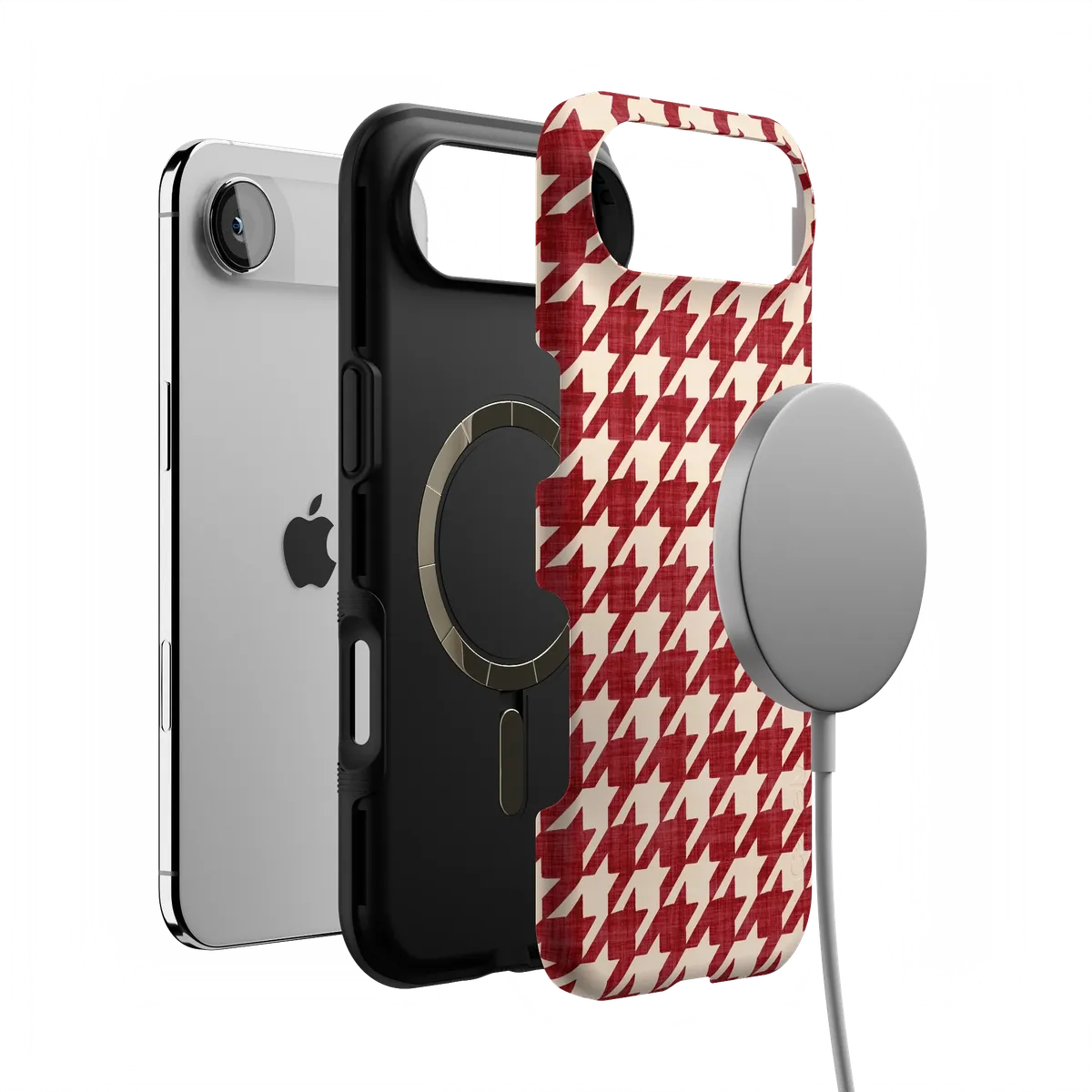 Scarlet Stitch | Red Houndstooth Case - Image 15