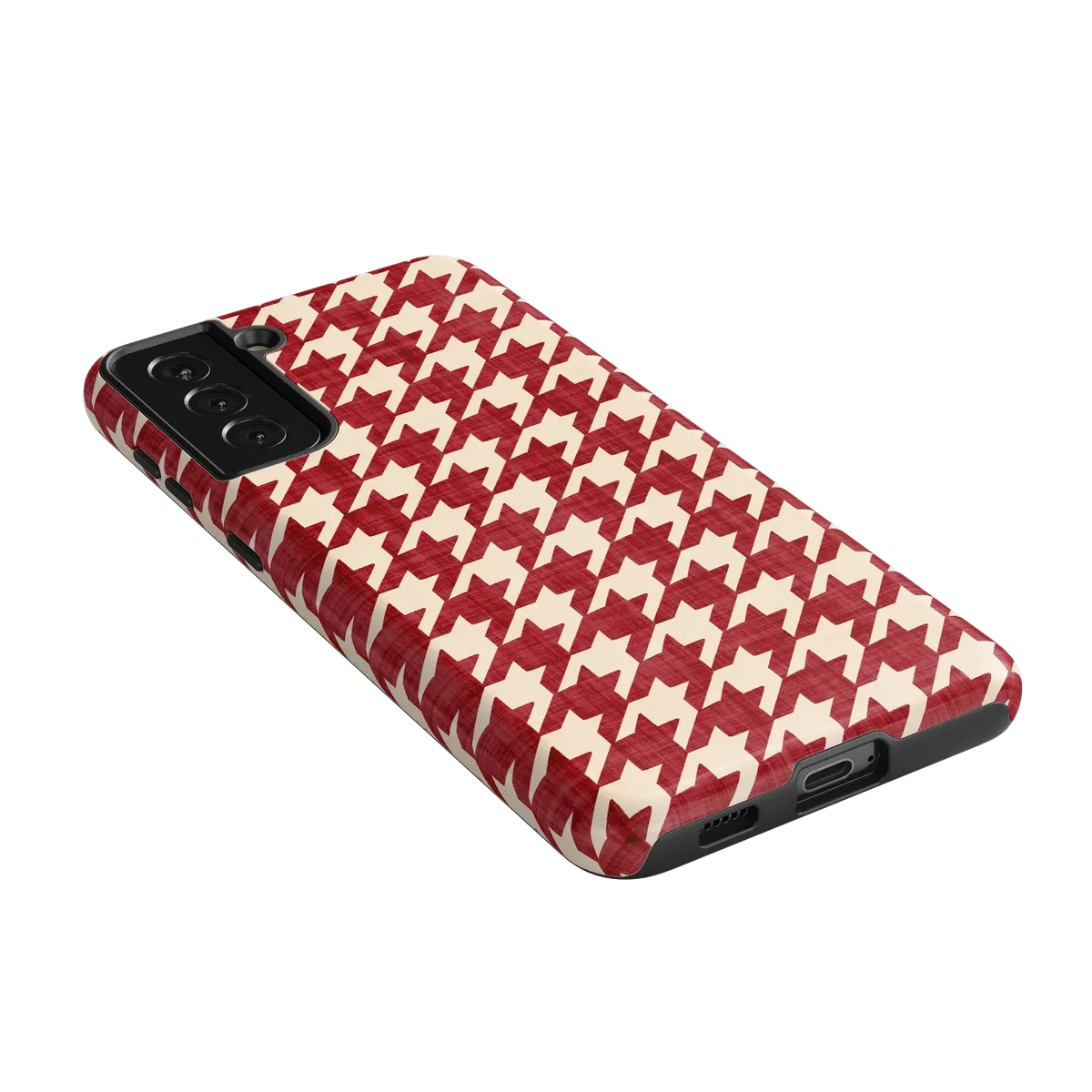 Scarlet Stitch | Red Houndstooth Case - Image 178