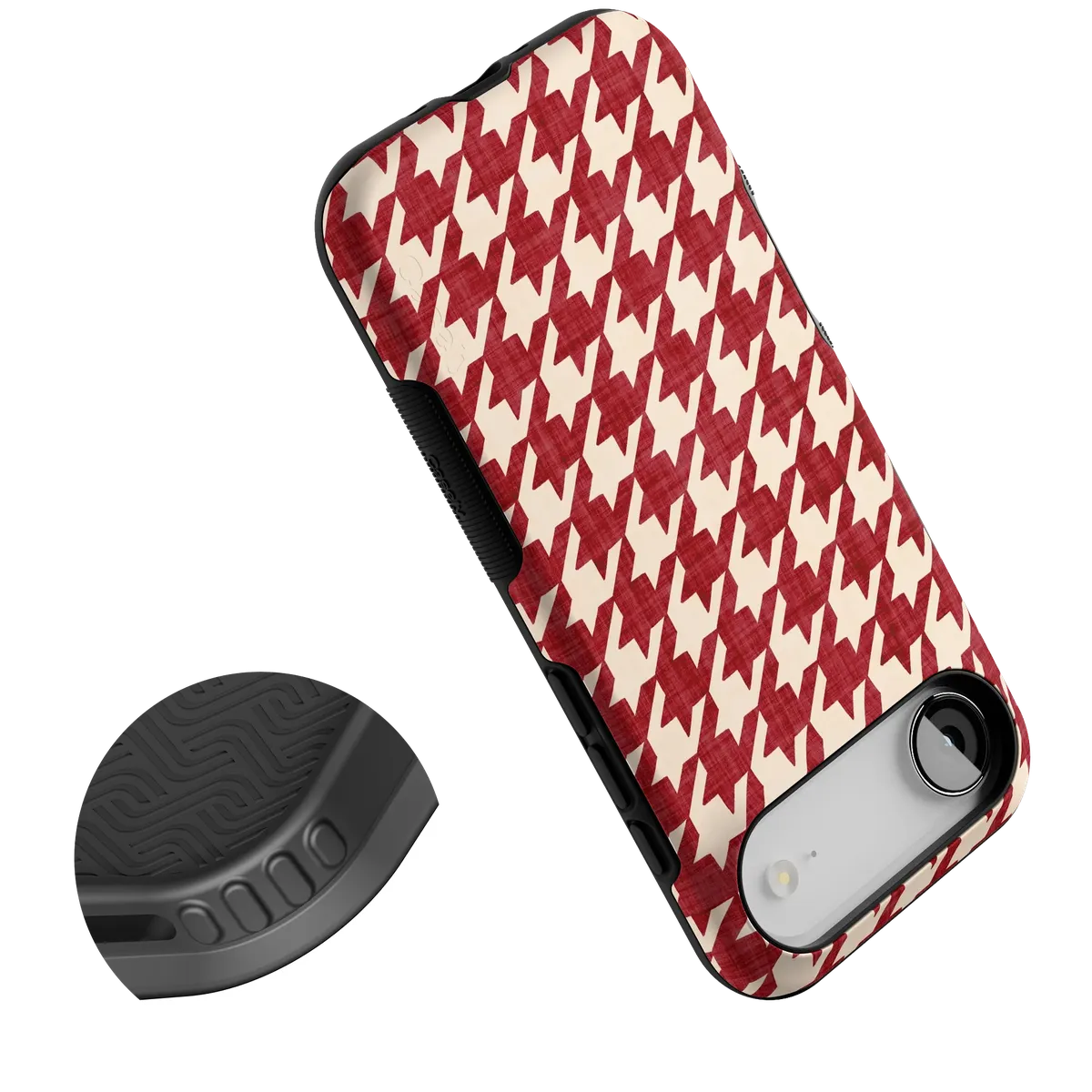 Scarlet Stitch | Red Houndstooth Case - Image 19