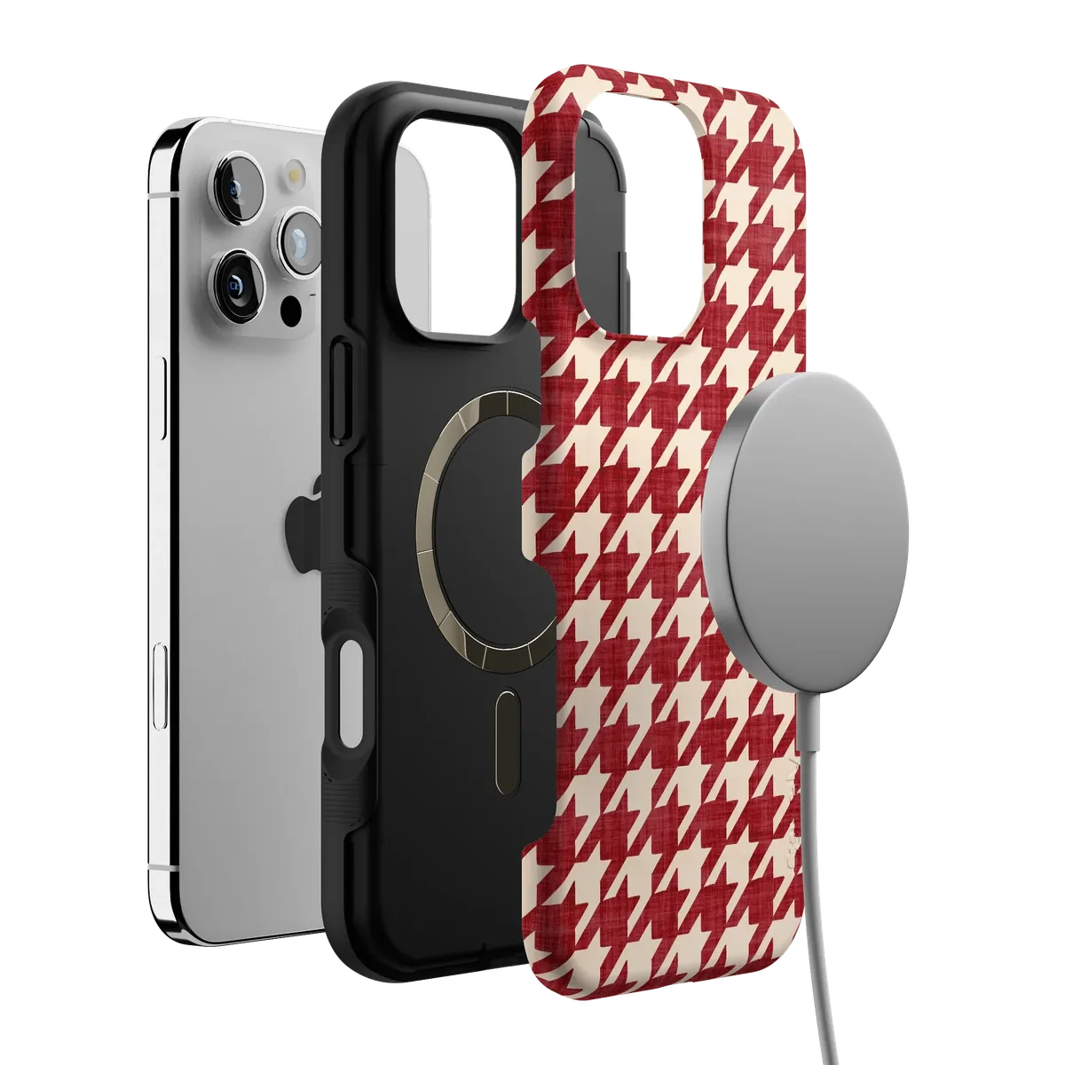 Scarlet Stitch | Red Houndstooth Case - Image 35
