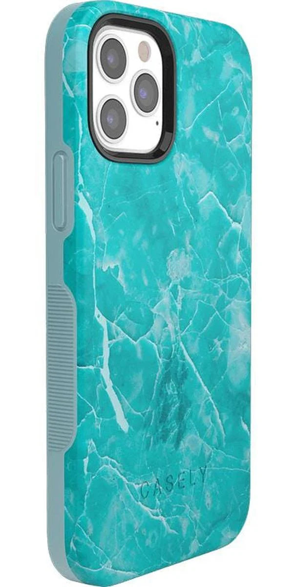 Lost at Sea | Teal Blue Seaglass Case - Image 25
