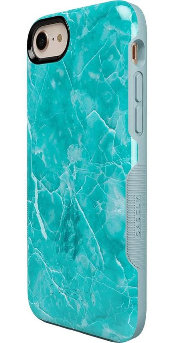 Lost at Sea | Teal Blue Seaglass Case - Image 34