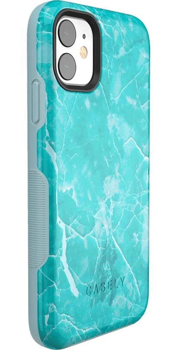 Lost at Sea | Teal Blue Seaglass Case - Image 46