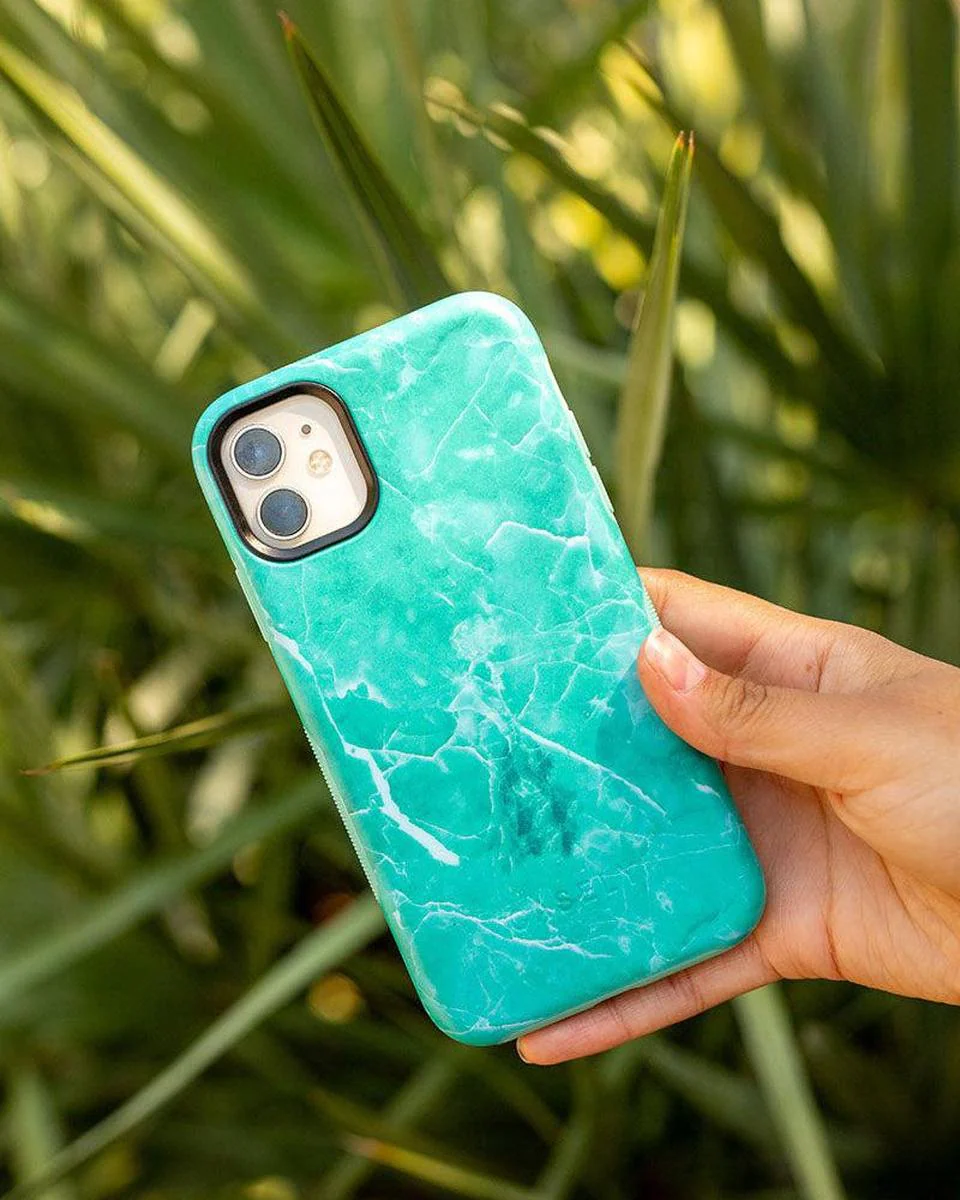 Lost at Sea | Teal Blue Seaglass Case - Image 54