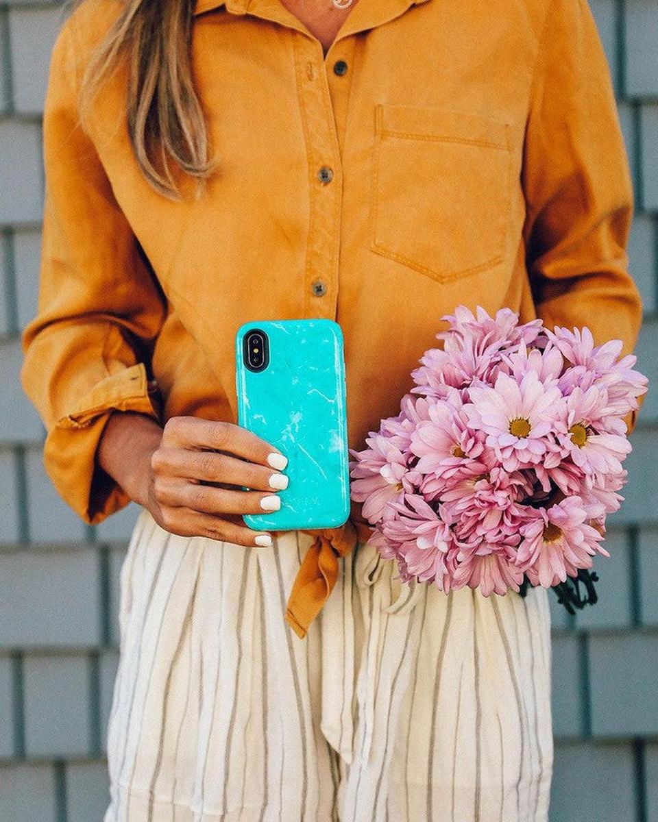 Lost at Sea | Teal Blue Seaglass Case - Image 58