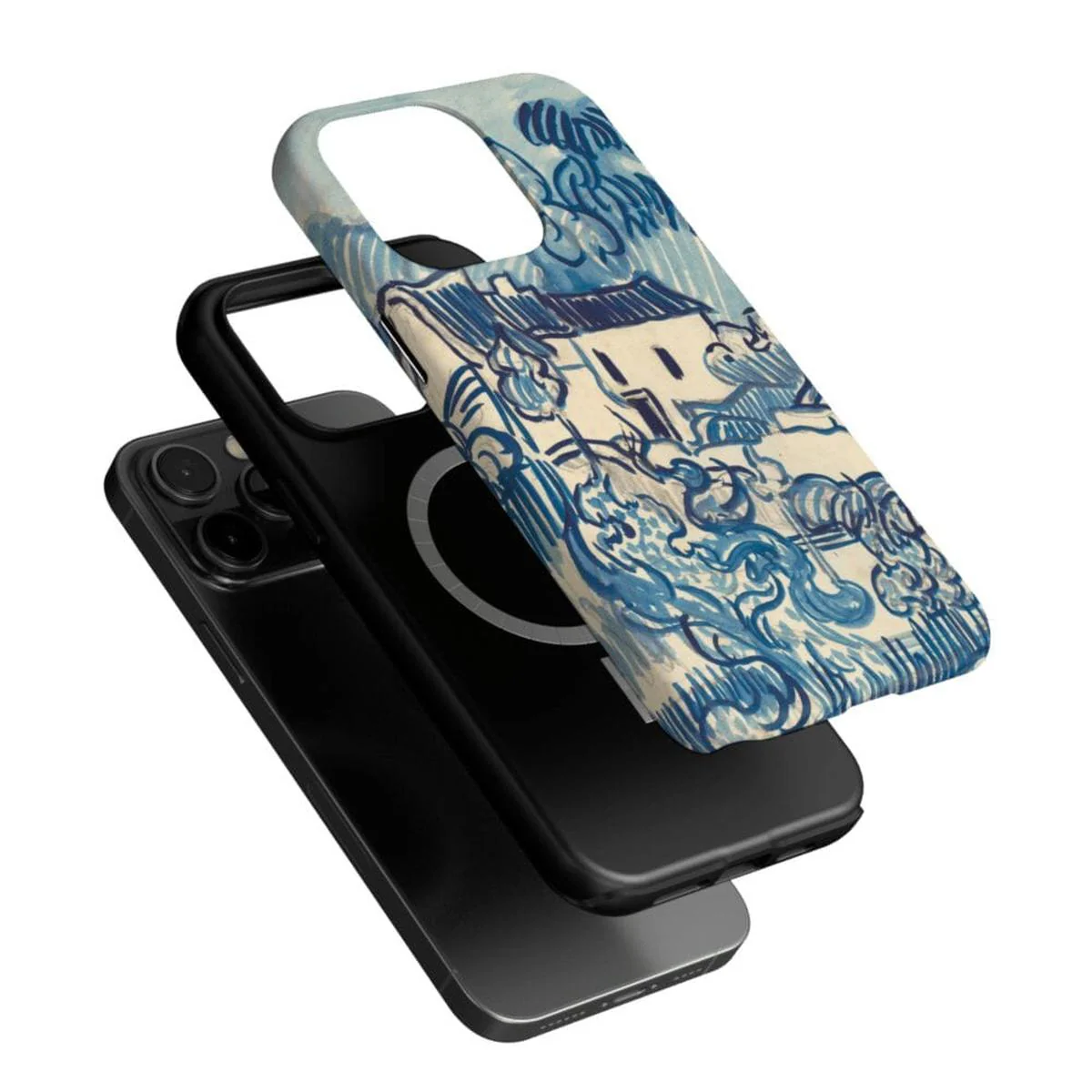 Van Gogh | Landscape With Houses Phone Case - Image 90