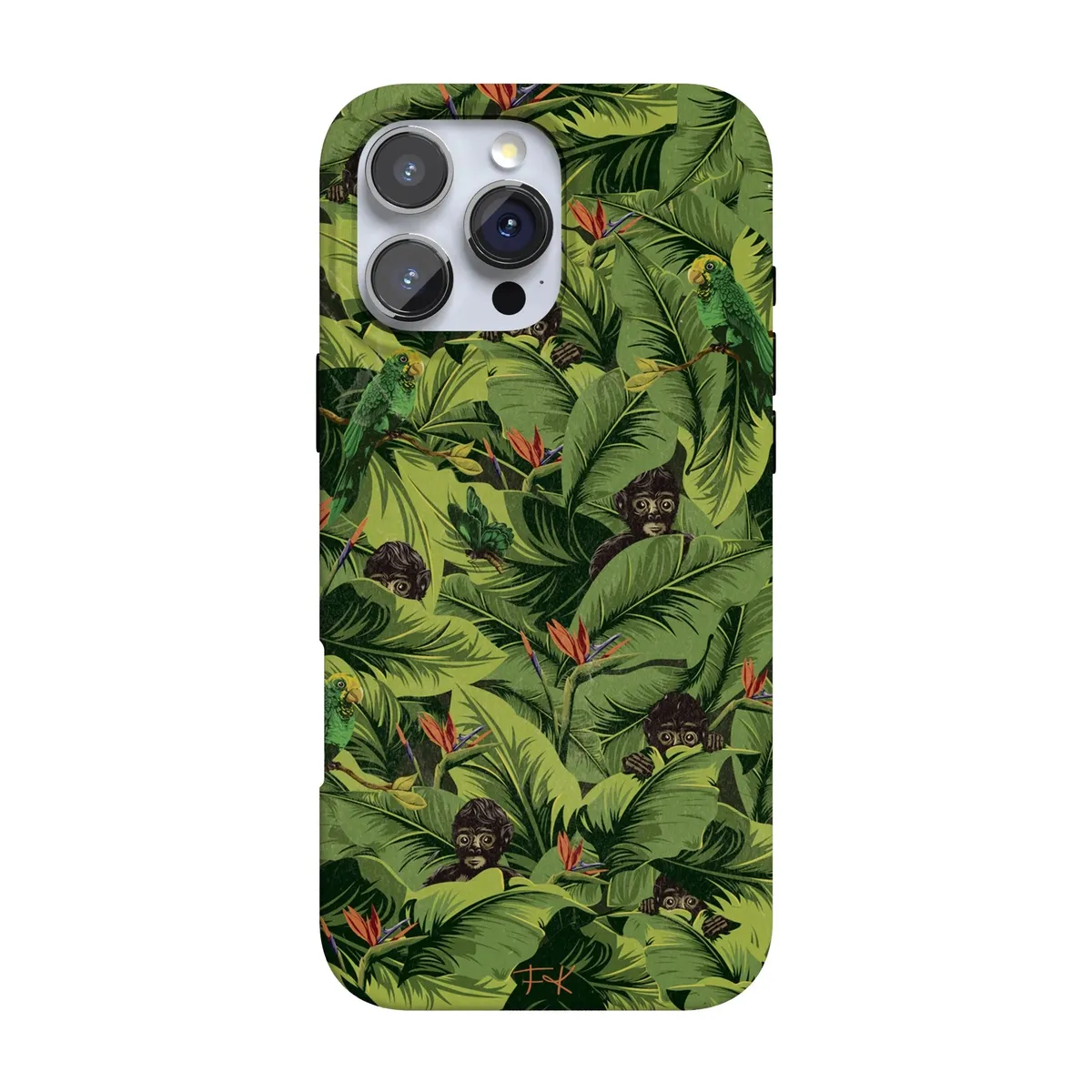 Sneaky Monkeys | Frida Kahlo Jungle Floral Case - Image 73